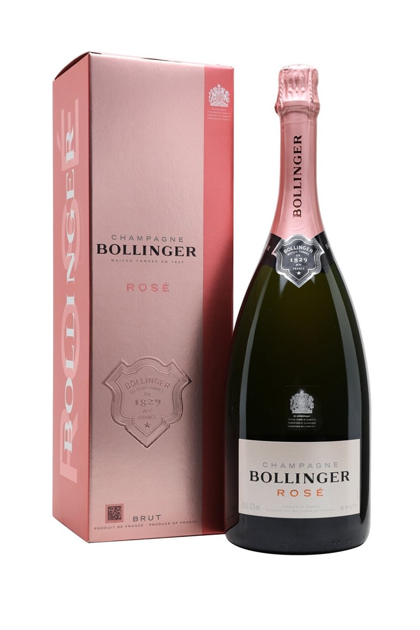 Шампанское Болланже, в подарочной упаковке, розовое, брют, 0.75
